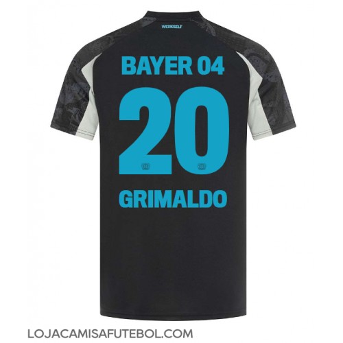 Camisa de Futebol Bayer Leverkusen Alejandro Grimaldo #20 Equipamento Alternativo 2024-25 Manga Curta